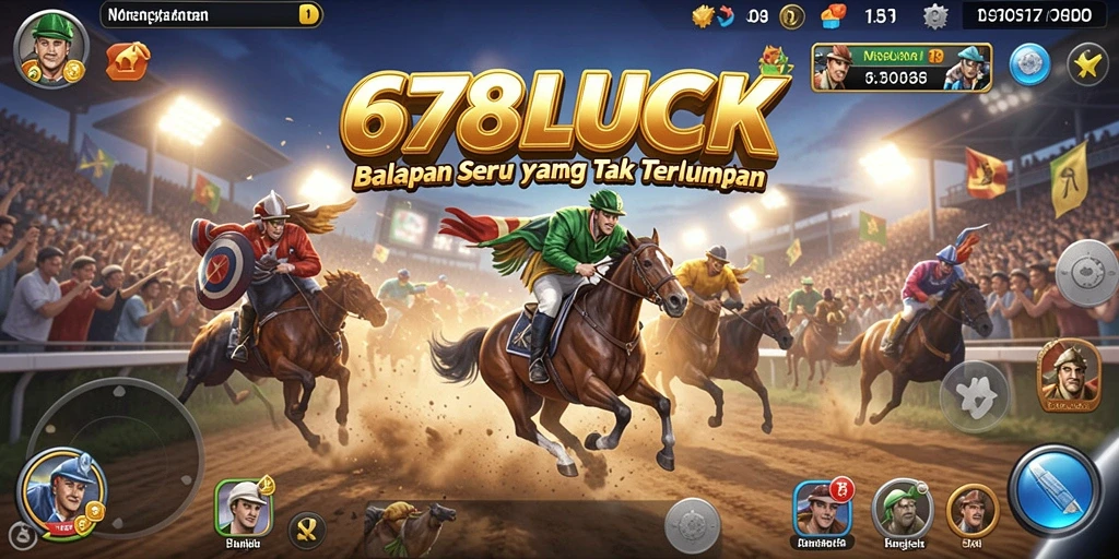 Screenshot gameplay yang menunjukkan aksi balapan seru di 678LUCK.