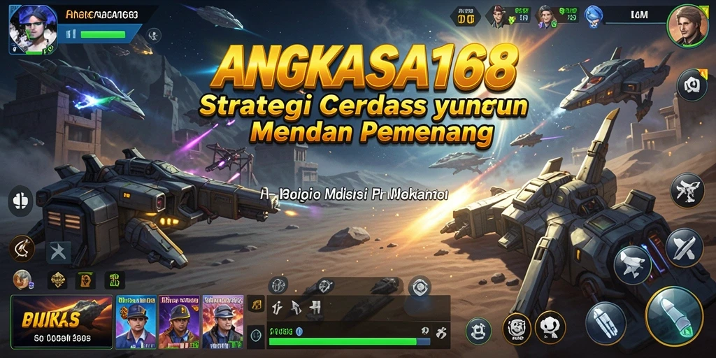 Tampilan gameplay strategi menarik di ANGKASA168.