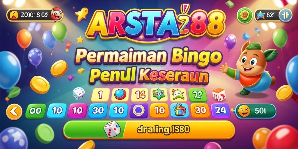 Tampilan gameplay seru dalam aplikasi Bingo ARISTA88.