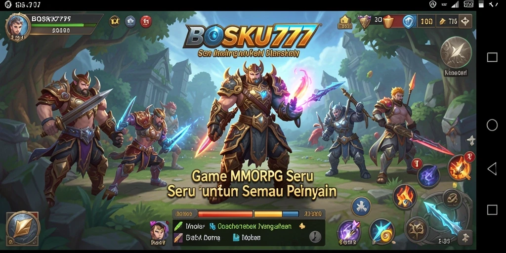 Gameplay seru di dunia fantasi BOSKU777 yang penuh petualangan.