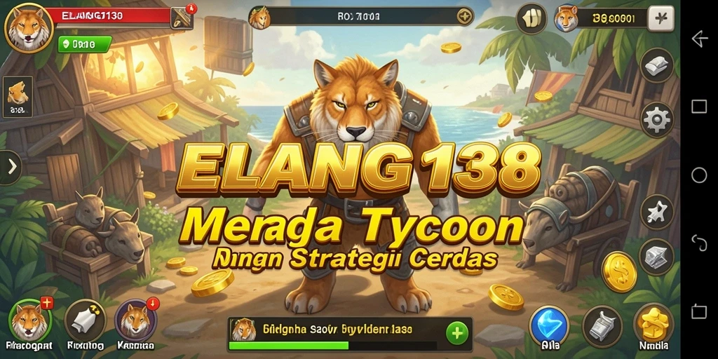 Tampilan gameplay ELANG138 menunjukkan pengalaman menarik dalam membangun bisnis Tycoon.