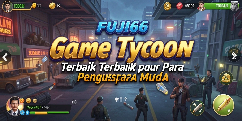 Tampilan menarik gameplay FUJI66 dengan mekanisme Tycoon.
