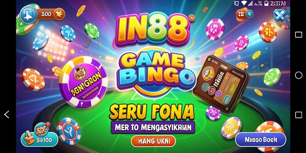 Tampilan gameplay Bingo di IN88 yang seru dan interaktif.