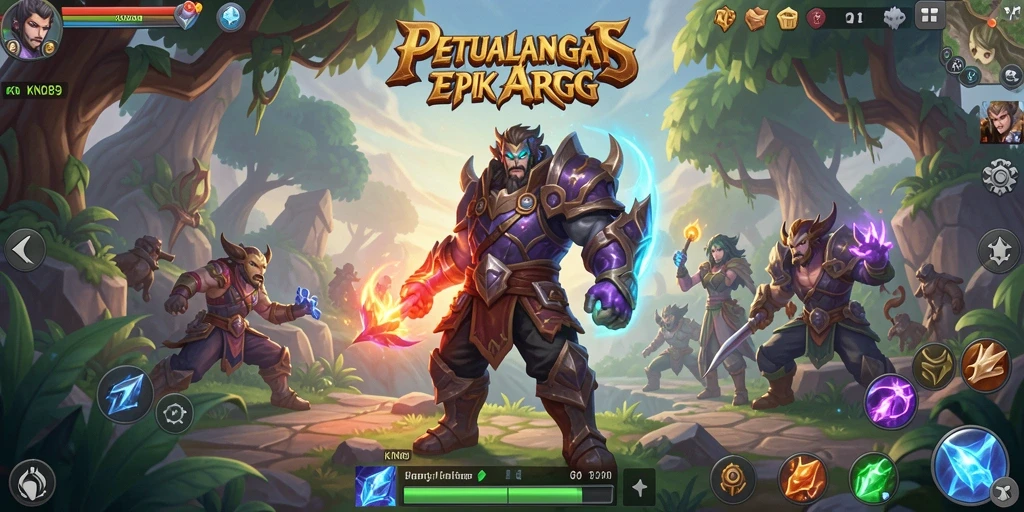 Menampilkan gameplay epik dalam KNO89 dengan pertarungan seru.