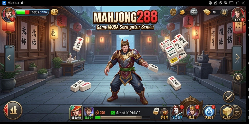 Tangkapan layar gameplay MOBA menampilkan aksi seru di arena pertarungan.
