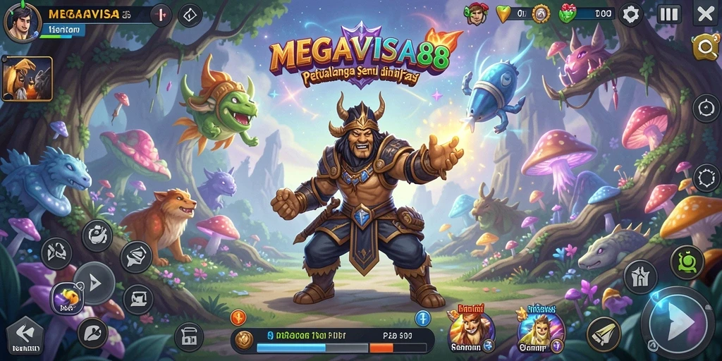 Tampilan seru dalam gameplay MEGAVISA88 yang memikat.