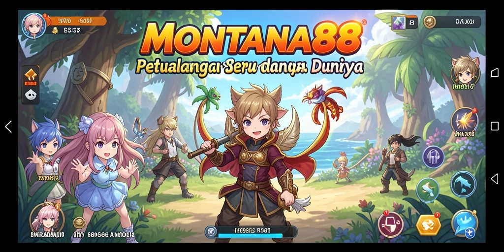 Tampilan aksi seru dalam MONTANA88 dengan karakter Anime yang menawan.
