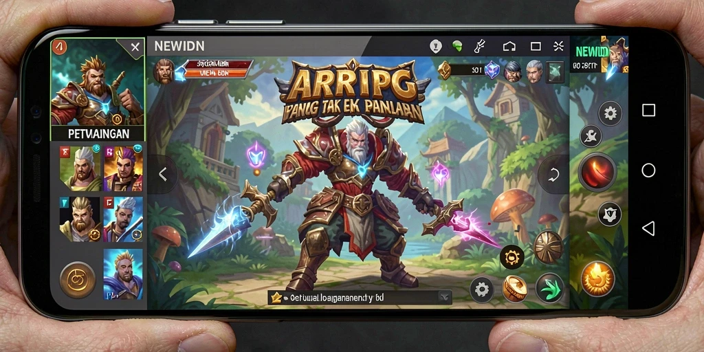 Tangkapan layar NEWIDN menampilkan aksi seru dalam gameplay ARPG.