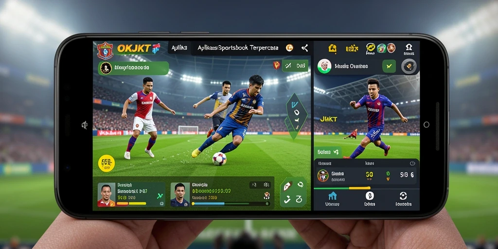 Tampilan gameplay seru di aplikasi OKJKT untuk taruhan olahraga.
