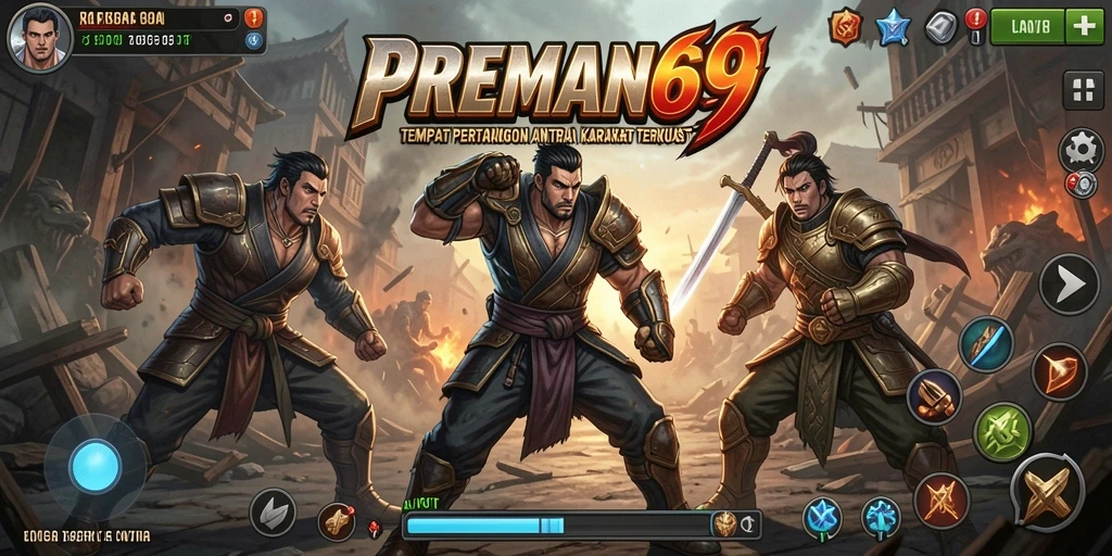 Tampilan seru dari pertandingan <strong>PREMAN69</strong> yang penuh aksi.