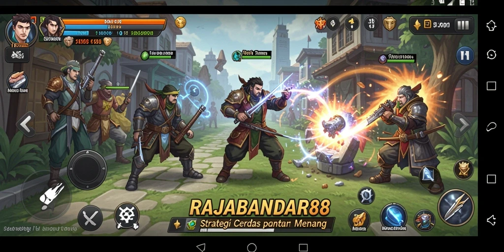 Tampilan gameplay RAJABANDAR88 yang penuh strategi dan tantangan.