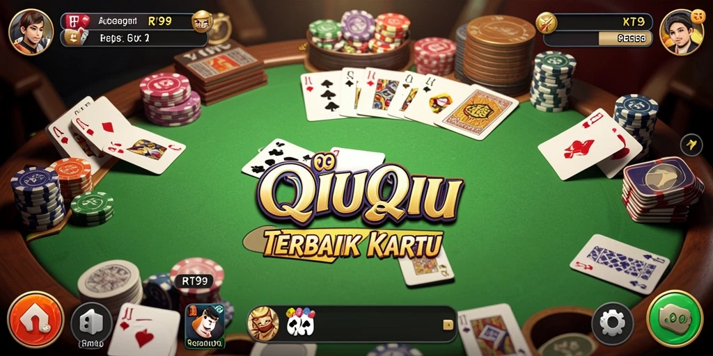 Tampilan gameplay QiuQiu yang seru dan interaktif.