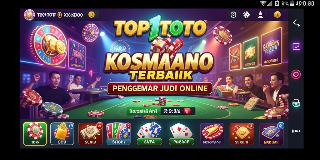 Screenshot gameplay <strong>TOP1TOTO</strong> yang menunjukkan suasana Kasino yang mengasyikkan.