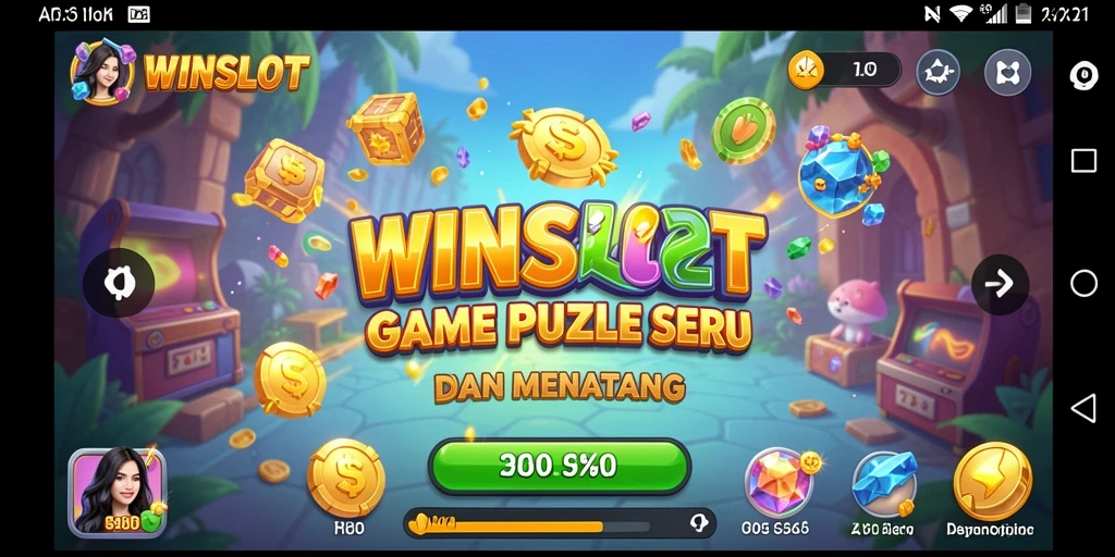 Tampilan gameplay dari WINSLOT dengan berbagai teka-teki menarik.